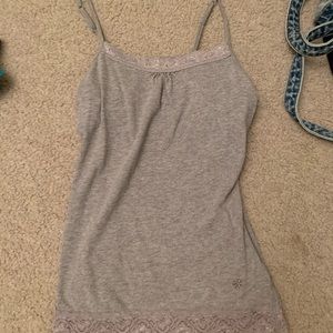 Grey lace camisole!